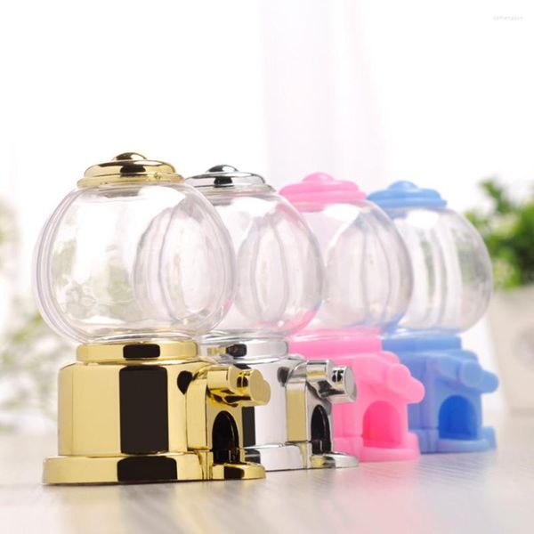 Botellas de almacenamiento Candy Catcher Machine Dispenser Grabing Gumball Bank