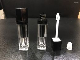 Capacité de bouteilles de rangement 5 ml 100pcs / lot DIY DIY VIDE CEUES Transparentes Black LipGloss Tubes