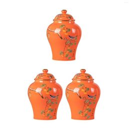 Bouteilles De Stockage Pots De Gingembre En Céramique Pot En Porcelaine Boîte À Thé Décoratif Temple Nourriture Pot De Fleur Vase Pour La Maison Chambre Bureau Décor