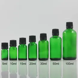 Botellas de almacenamiento Producción de China Cosmético E-líquido 20 ml Pequeña botella de aceite esencial de vidrio recargable portátil