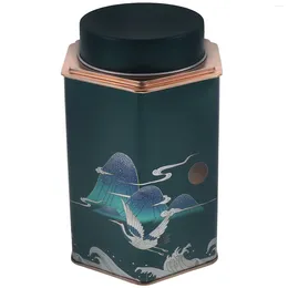 Botellas de almacenamiento Las latas de té chinas pueden recipientes cajas de hojalata recipientes sellados para el aire de alimentos apretados