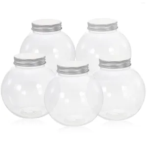 Bouteilles de rangement Jar Jar Ball Fany Treats Bottle JUICE JUICE BOIS PLASTIQUE PLAST