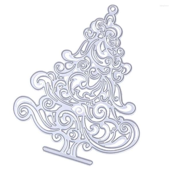 Bouteilles de rangement des vacances de Noël Faire du pochoir en métal Modèles de modèle d'arbre pour les fournitures d'artisanat de bricolage