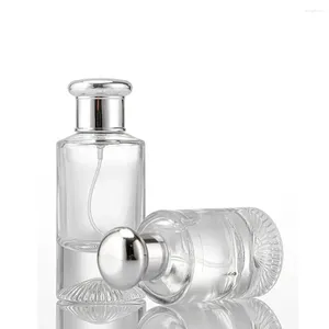 Opslagflessen helder glazen parfum fles onder botteling navulbare verstuiver vloeistof sproeier fijne mist geur transparante spray