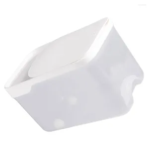 Bouteilles de rangement Rénits en plastique transparent seau de riz porte-farine de farine scellée céréales de cuisine scellées blanc