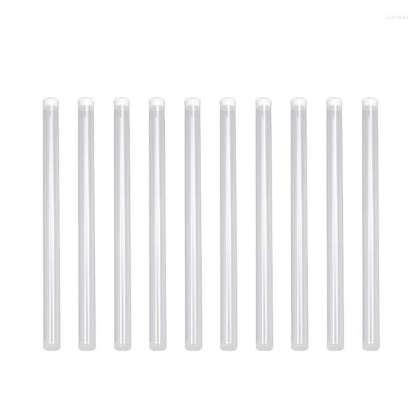 Bouteilles de stockage Tubes en plastique transparent avec bouchons à visser pour coudre des aiguilles à broder et à filer