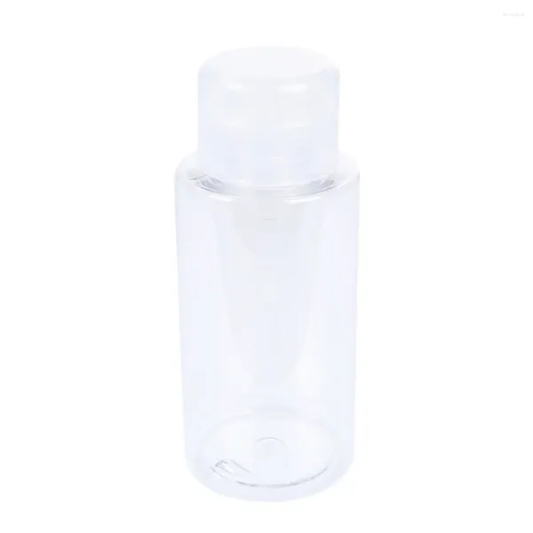 Botellas de almacenamiento Clear Presione Down Bottle Magno de maquillaje Dispensador de muestra de contenedor para viajes en el hogar Ingeniero de bombeo de 300 ml de 300 ml