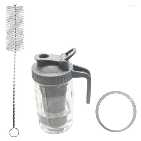 Bouteilles de stockage cafetière verre pichet 32Oz infusion froide pour limonade glacée thé glacé boissons aux fruits