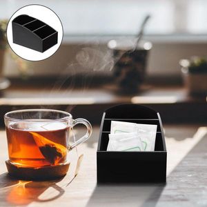 Bouteilles de rangement Coffee Pod Box Organisateur El Sugar Sac Bureau de bureau