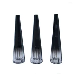 Bouteilles de rangement Cône Cône UV Gradient noir 3 ml TUBES DE LIP LIV