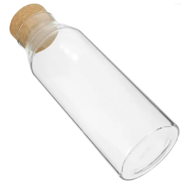 Bouteilles de stockage pot en verre de liège conteneur de grains de café boîte de thé fruits secs couvercle scellé conteneurs de céréales réservoir de support de bidons