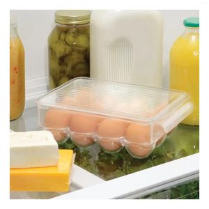 Opslagflessen bedekte eihouder 12 eieren plastic containers keuken accessoires koelkast organizer