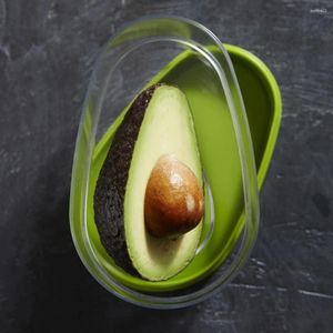 Bouteilles de rangement Crisper Fruits réutilisables Conteneurs Sauveillance Épargne Avocado Boîte d'aliments non toxique