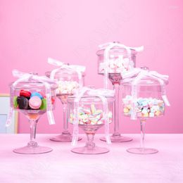 Garrafas de armazenamento Frascos de vidro de cristal com tampa Transparente Doce Cookie Stash Jar Tanques de sobremesa de açúcar Offee Table Caixa de recipiente de comida