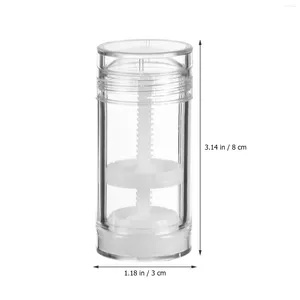 Bouteilles de stockage Déodorant Récipients vides Récipient de bouteille Tubes à tube Voyage Lèvre clair Échantillon Rouleau de pulvérisation Taille de rouge à lèvres ronde