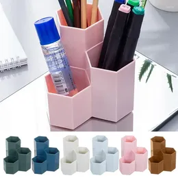 Bouteilles de rangement porte-stylo de bureau, boîte à crayons de grande capacité, papeterie scolaire et de bureau, support de brosse