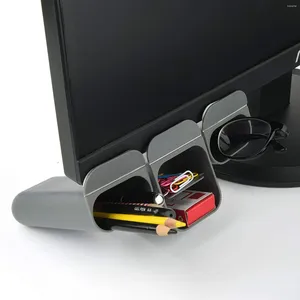 Bouteilles de rangement porte-stylo de bureau multifonctionnel, ordinateur minimaliste, peut coller de petits objets, boîte de bureau
