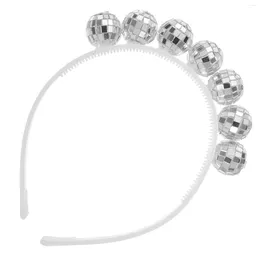 Bouteilles de rangement Disco Ball Hair Band Unique Bandband Ornement de fête décorative de tête