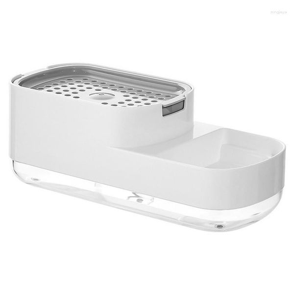 Distributeur universel de savon à vaisselle, bouteilles de rangement, organisateur d'éponge domestique Durable, égouttoir d'évier de cuisine, support à Double couche