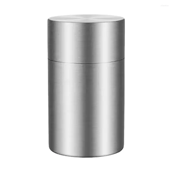 Bouteilles de rangement Double couvercle Jar Jar Container Sacs Boîte d'emballage CANDUIR ACIER LEUR ACI