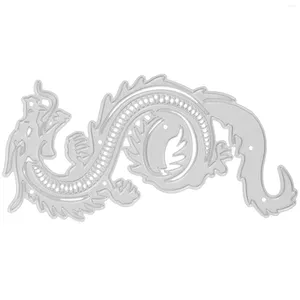 Opslagflessen Dragon Snijden Knife Die Embossing Mappen Crafuls Diy Nieuwheid Metaalsneden Hoge koolstofarme stalen stencils voor kaart maken