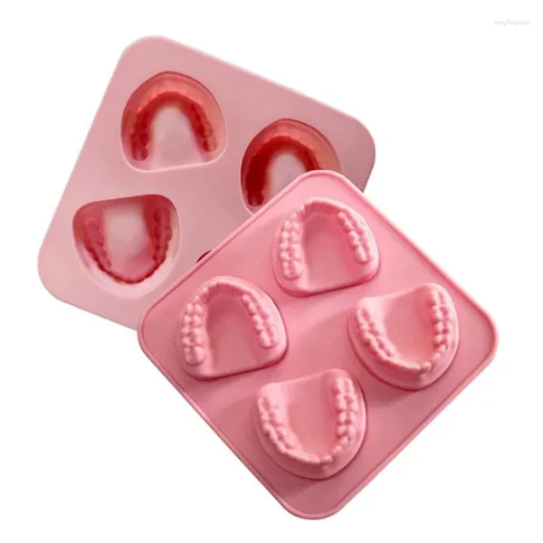 Bouteilles de rangement faciles à utiliser Moule de crème glacée Créative Gag Funny Gag Gift Durable Amusing Tray Denture Denture Treed Cubes Unique Kitchen Sweet