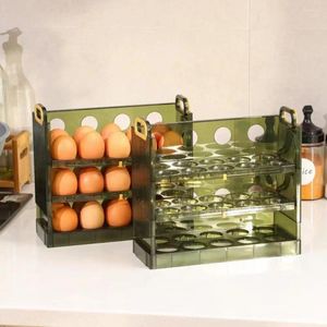 Bouteilles de rangement Boîte d'oeuf étagère de support léger Refrigérateur Pruisible Réfrigérateur Clear Supplies Kitchen