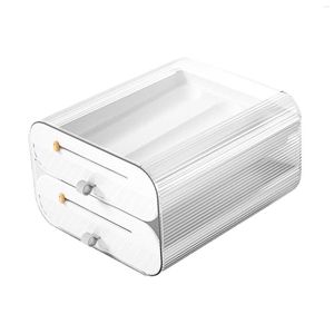 Bouteilles De Stockage Plateau Porte-Oeufs Grande Capacité Conteneur D'oeufs Frais Transparent Roulement Automatique Avec Tableau De Temps Pour Réfrigérateur Garde-Manger Cuisine