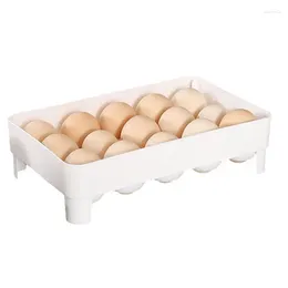 Bouteilles de rangement, organisateur d'œufs pour réfrigérateur, support permettant de gagner de l'espace, conteneur distributeur Portable, plateau de cuisine