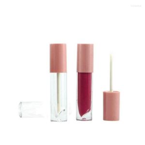 Opslagflessen lege 3 ml lipgloss buizen roze transparante liptint fles lip gloss containers verpakking cosmetische toverstaf 30 stks