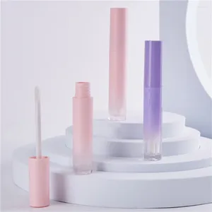 Bouteilles de rangement vides 4,5 ml Gradient Purple Pink Lip Gloss Tube Cosmetic Container Bottle 36pcs