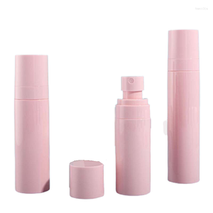 Bouteilles de stockage vides 60/80 / 100ML brumisateur bouteille ronde rose fine pulvérisateur désinfection atomiseur parfum cosmétique toner eau 20pcs