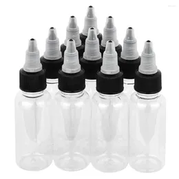 Opslagflessen lege fles helder pigment huisdier plastic 10 stks inkt 30 ml accessoires