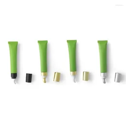 Bouteilles de rangement bouteille vide FrSot Green Soft Tube Pet 20G30PCS Massage facial Cosmetic Eye Crème Rechargeable Packaging Packaging