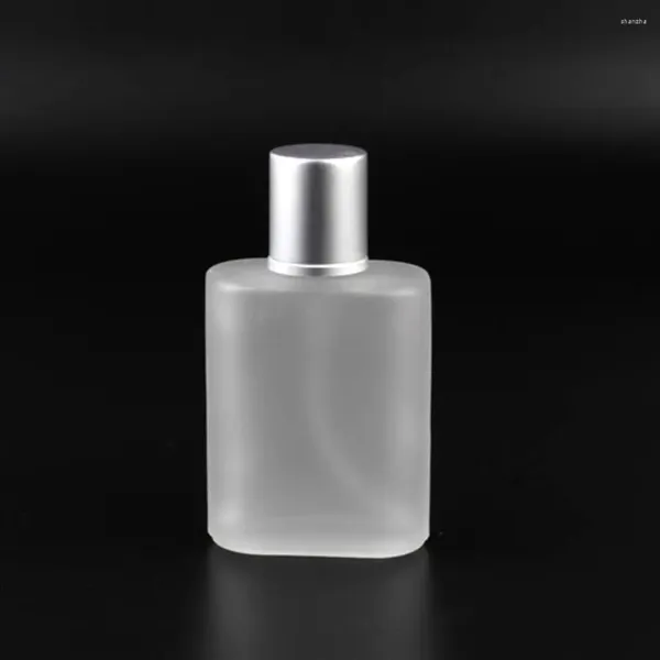 Botellas de almacenamiento Botella de spray de perfume de vidrio vacío 30ml Atomizador reutilizable glaseado/bolso transparente recargable Viajes