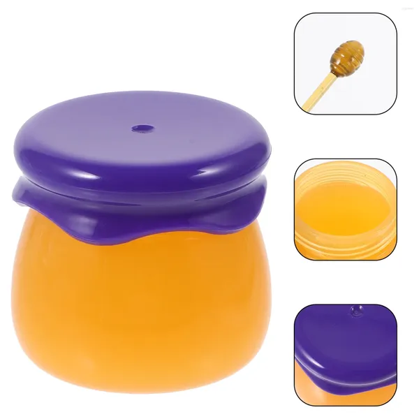 Bouteilles de stockage vides pour masque à lèvres, conteneurs de gommage corporel Creami, pots d'échantillon, petit Pot de miel avec couvercles, Lotion Pp de voyage