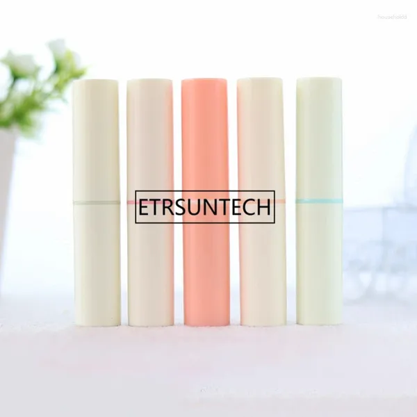 Bouteilles de rangement Étui récipient de tube à lèvres à lèvres vide pour bricolage pour la couleur maison Cosmetics Emballage F1405