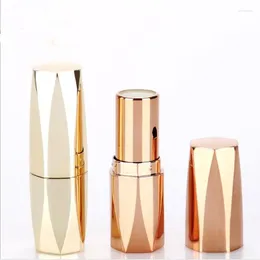 Botellas de almacenamiento Tubo de lápiz labial vacío 12.1 Recipiente de oro Elegante Lip F20242111