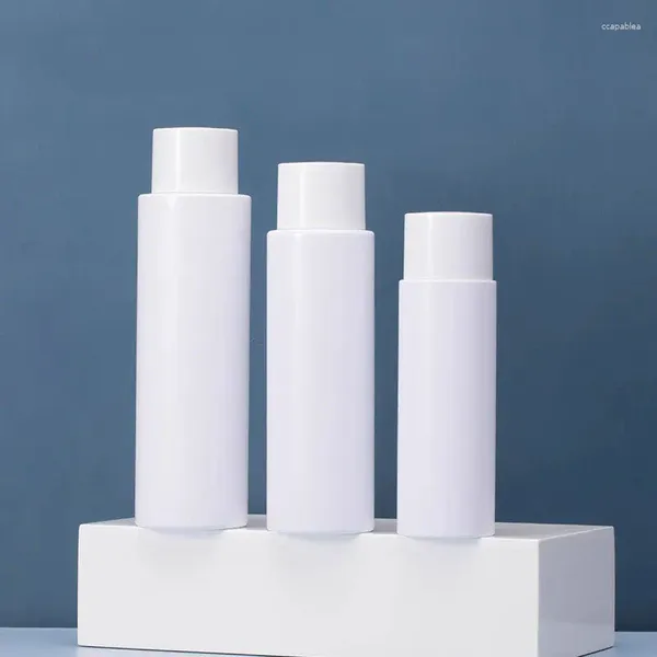 Bouteilles de rangement Pet vide blanc 100 ml 150 ml 200 ml