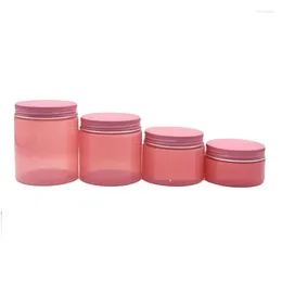 Bouteilles de rangement vides en plastique transparent rose rose 22 pc