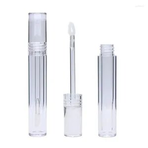 Bouteilles de stockage Tube vide clair 5ML cosmétique brillant à lèvres emballage conteneur PETG 10/30 pièces bouteille de glaçure transparente avec baguette Lipgloss