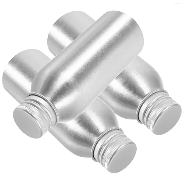 Bouteilles de rangement bouteille d'huile essentielle Pumple en aluminium parfum pour homme réactif huiles de toilette conteneurs