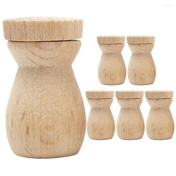 Bouteilles de stockage Huile essentielle Diffuseur Pendant Diffusers Huiles Accessoires automobiles de parfum en bois