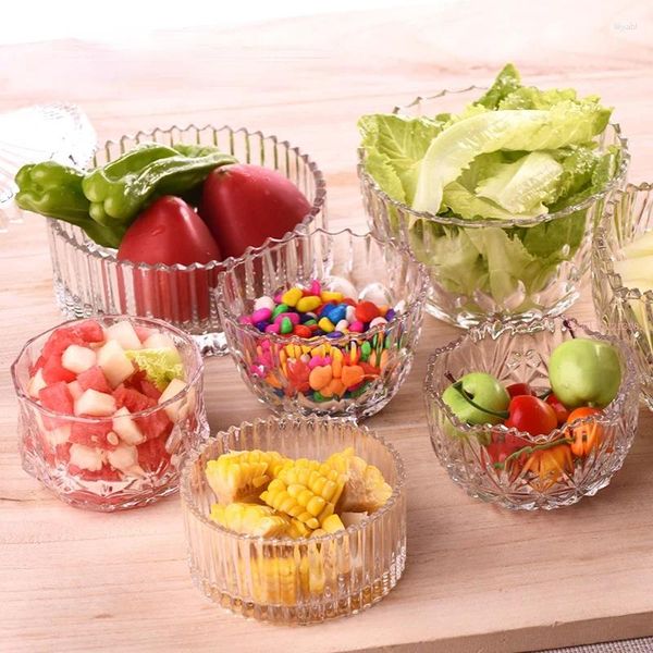 Bouteilles de rangement Style Candy Candy Jar Simple Glass Household Gandle salon Table basse Décoration