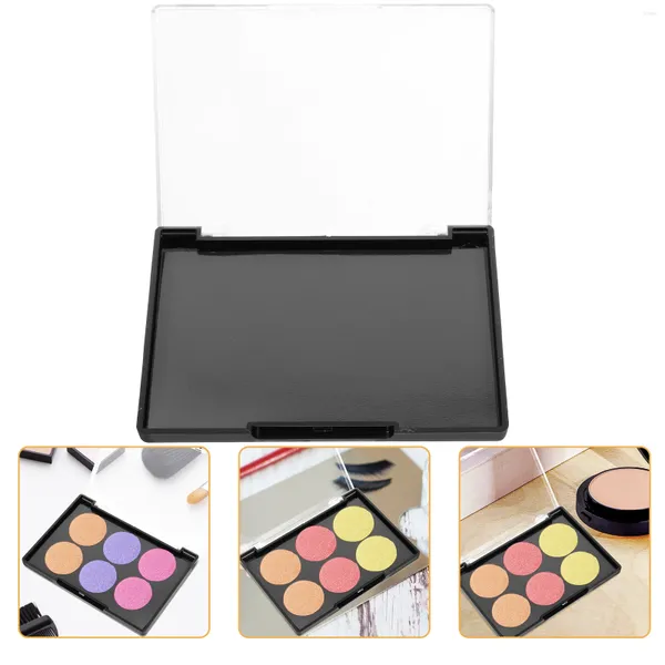 Bouteilles de rangement étui à fard à paupières Palette de maquillage Palettes en plastique plateau magnétique Miss pour les femmes Palette vide