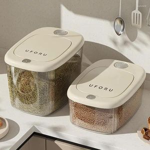 Bouteilles de rangement seau alimentaire Grand Capacité Scellée Grain Grain Container multifonctionnel Assenseur de riz étanche Accessoires de cuisine