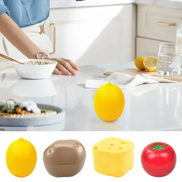Bouteilles de stockage récipient alimentaire fromage créatif pour réfrigérateur boîte fraîche avec couvercle gardant Gadget de cuisine