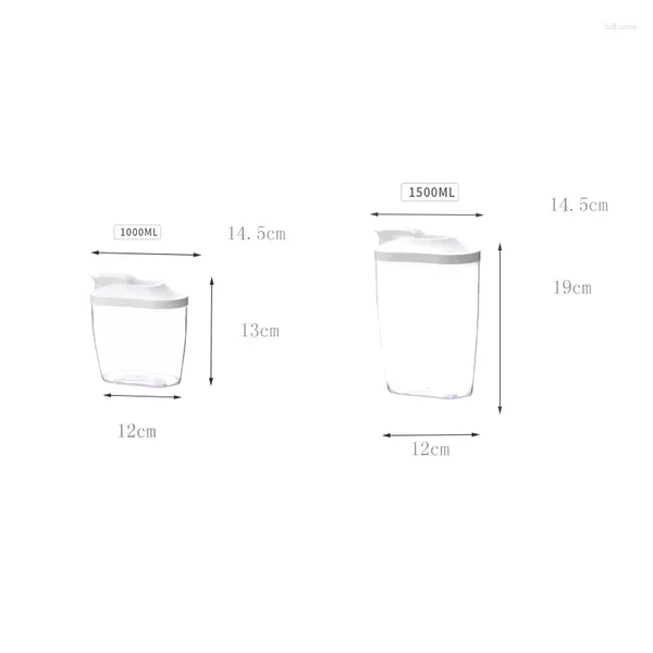 Bouteilles de stockage récipient alimentaire de haute qualité hermétique peu encombrant polyvalent pratique pour la préparation des repas boîte de nouilles