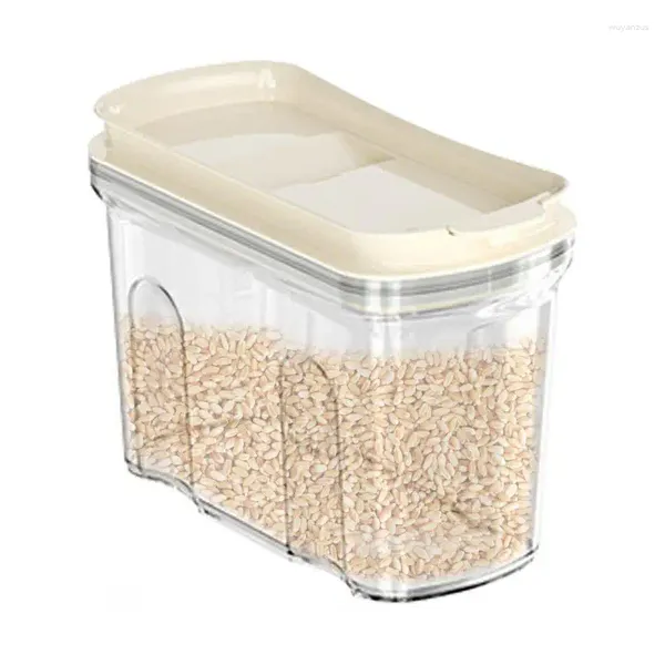 Bouteilles de stockage récipient alimentaire grande capacité et riz hermétique farine de céréales sucre pour la cuisine