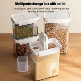 Bouteilles de stockage récipient alimentaire boîte de cuisine transparente pour Grain de riz scellé avec tasses à mesurer réservoir empilable